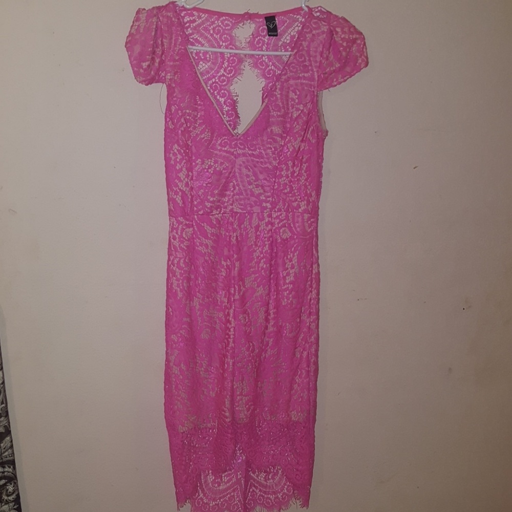 👜Hot Pink BEAUTIFUL Dress👜 Backless